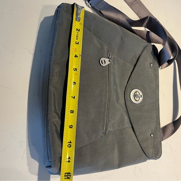 Baggallini Crossbody Canvas Bag Gray - Picture 6 of 11